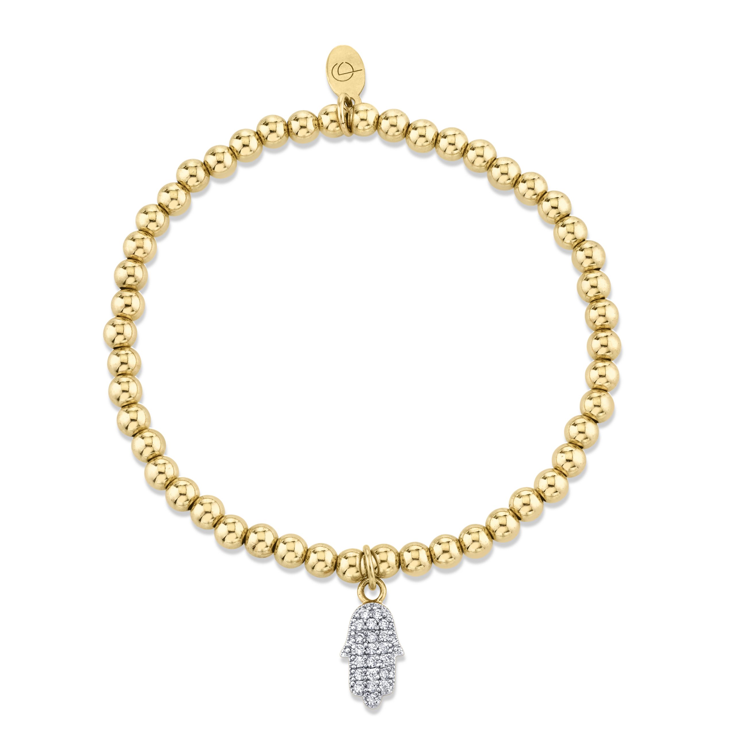 Hazel Adult Bracelet (3mm + 4mm Beads) 7.5 Inches / Gold Filled